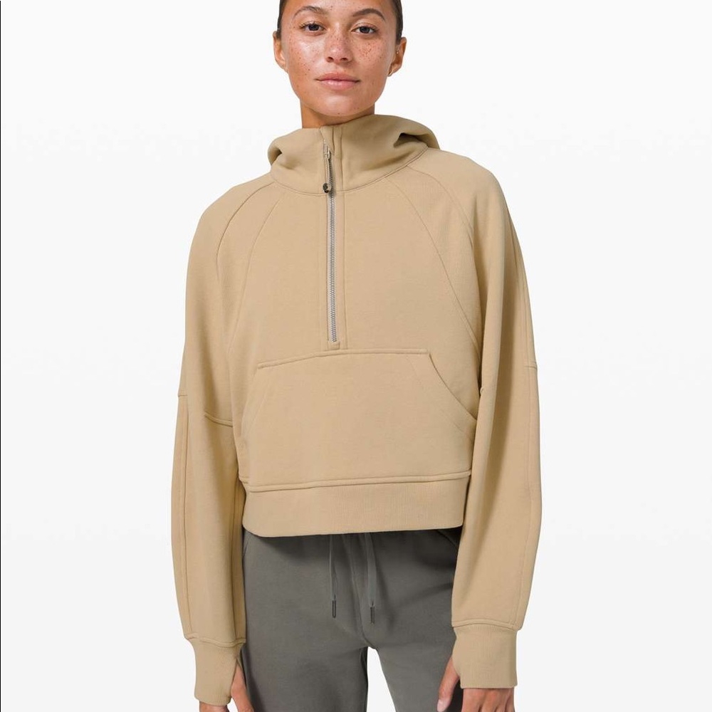 Lululemon Scuba Oversized 1/2 Zip in Trench